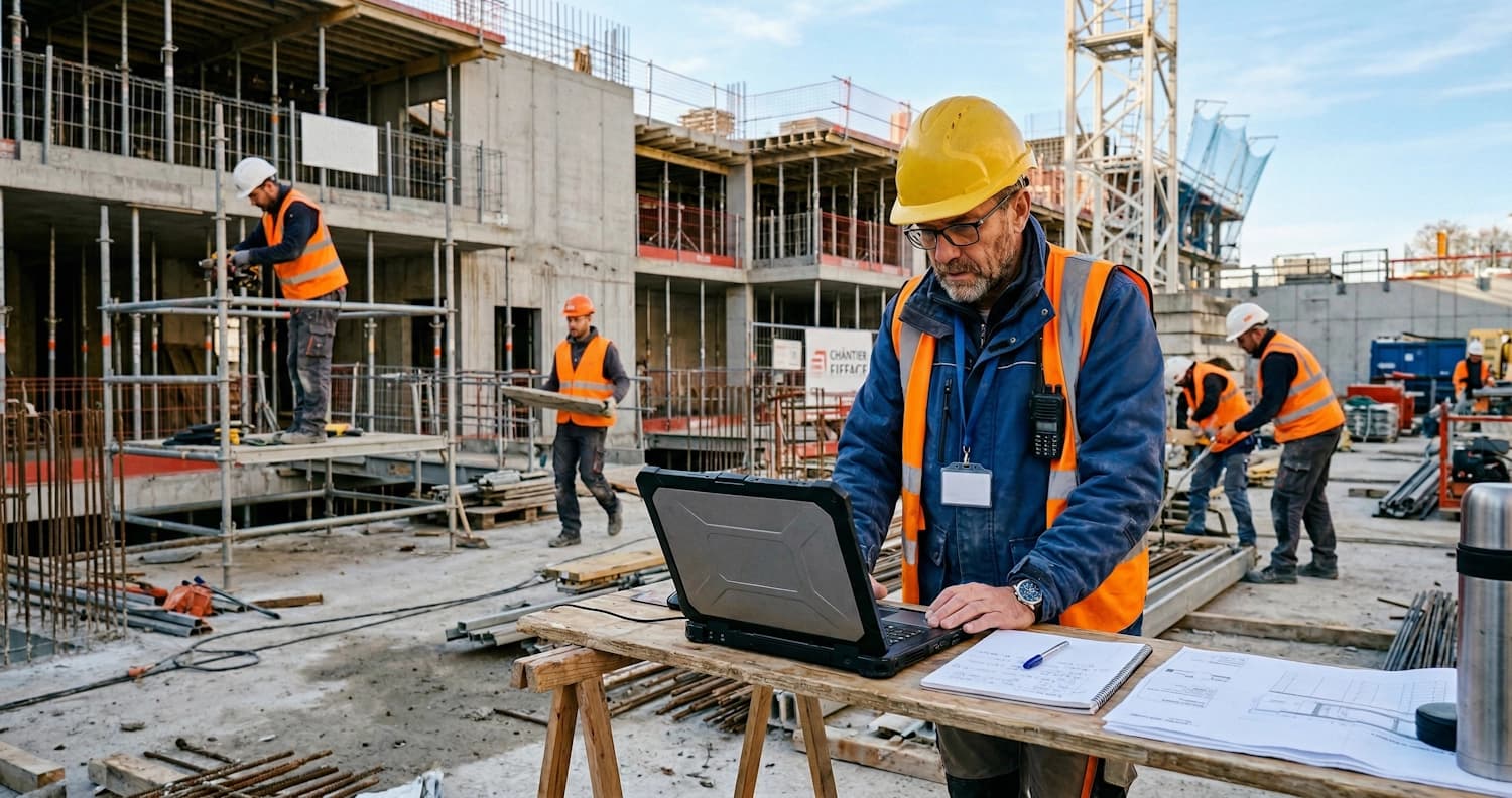 Comment Récupérer les Heures de Chantier Depuis le Mobile de Vos Salariés ? [Guide 2026]