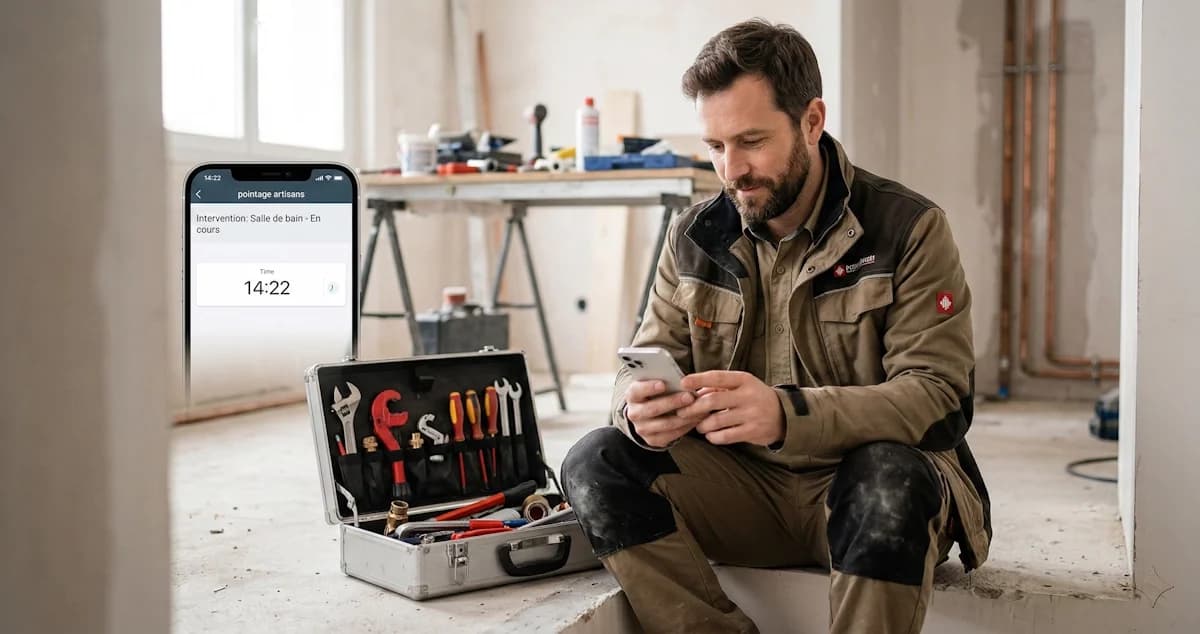 Logiciel de Pointage pour Artisans : Le Comparatif Complet 2026 (Gratuit vs Payant)