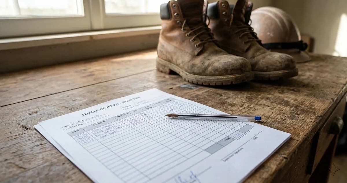 Modèle Gratuit Feuille de Temps BTP PDF : À Télécharger et Remplir Maintenant